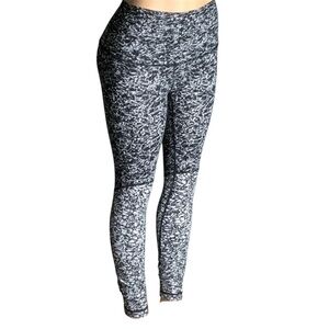 Lululemon Athletica Monochrome Patterned Leggings